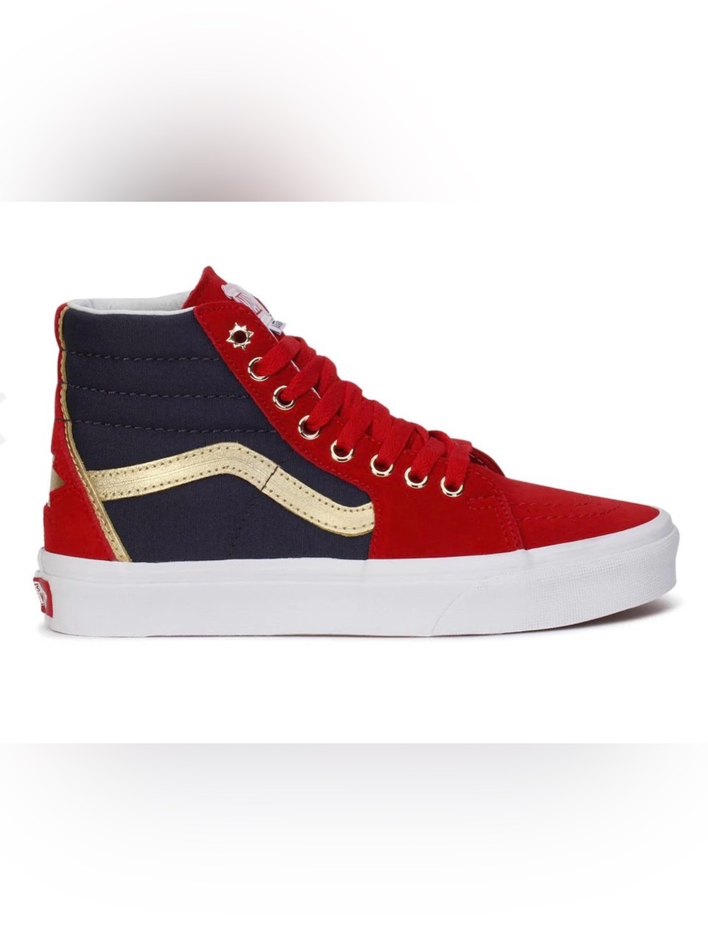 Vans x Marvel Sk8-Hi Captain Marvel sneakers